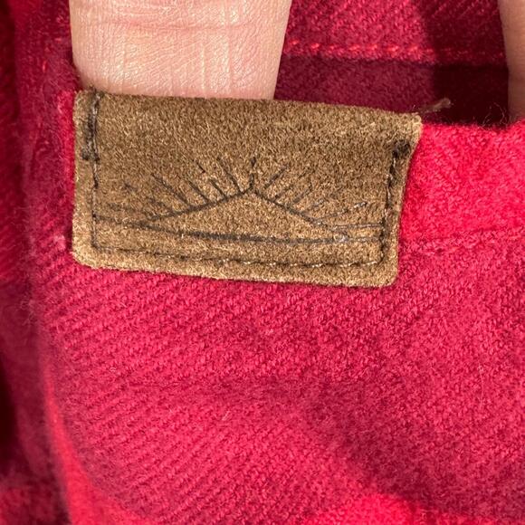 California Cowboy High Sierra Shirt Chilly Pepper Check Plaid Thermal Women’s S - Picture 5 of 13